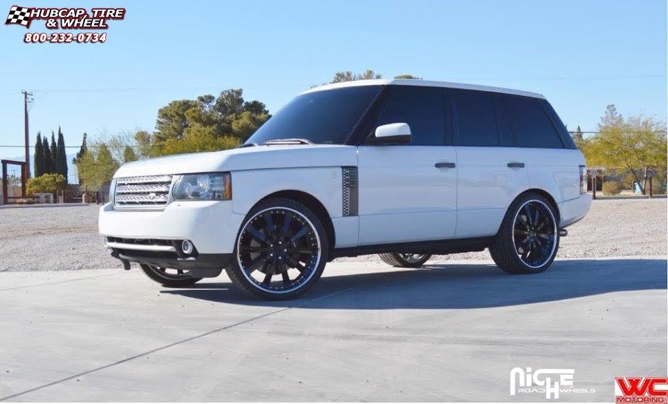 vehicle gallery/land rover range rover niche element  Candy Black wheels and rims